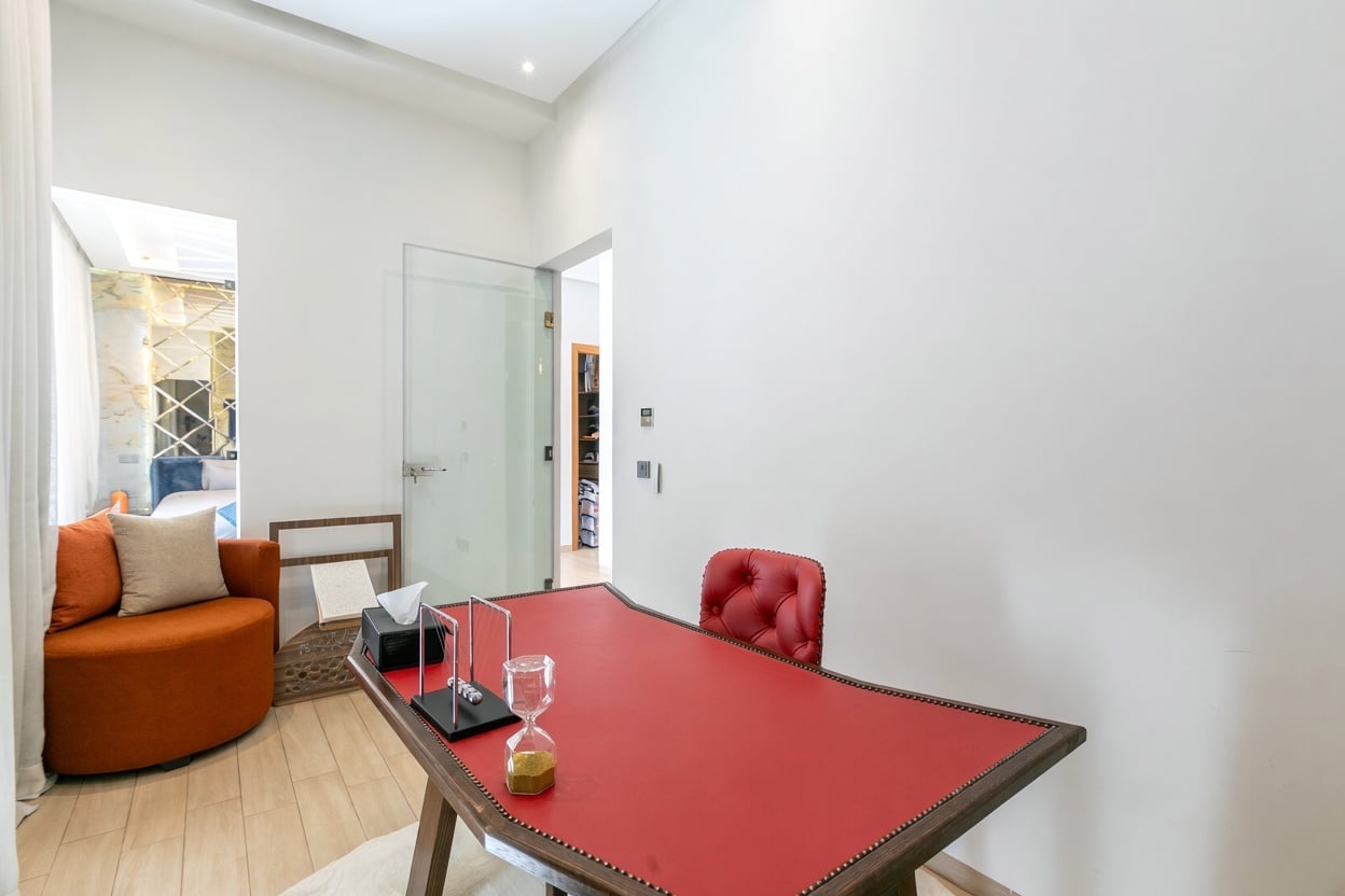 The study in the master suite