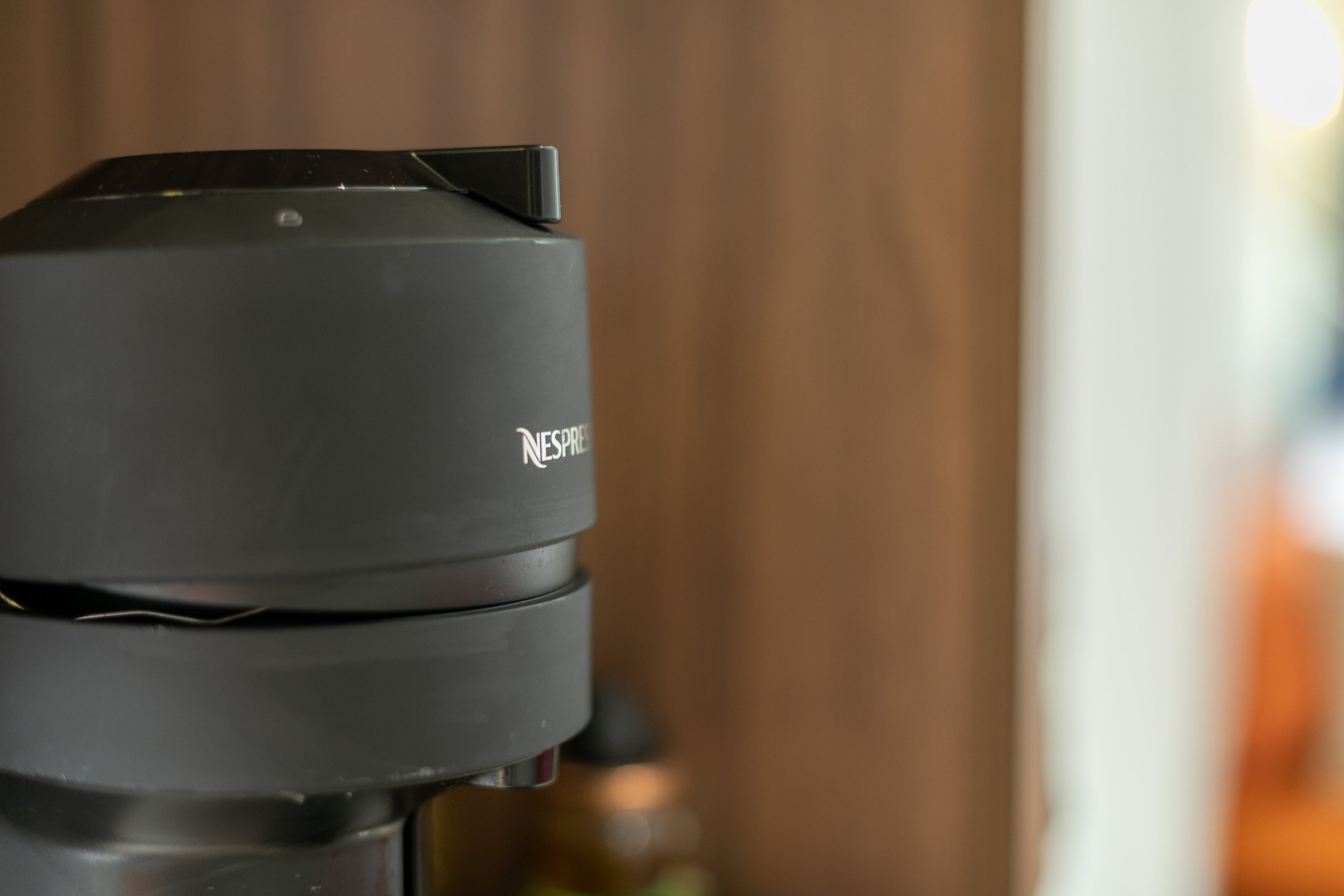The Nespresso machine in the master suite