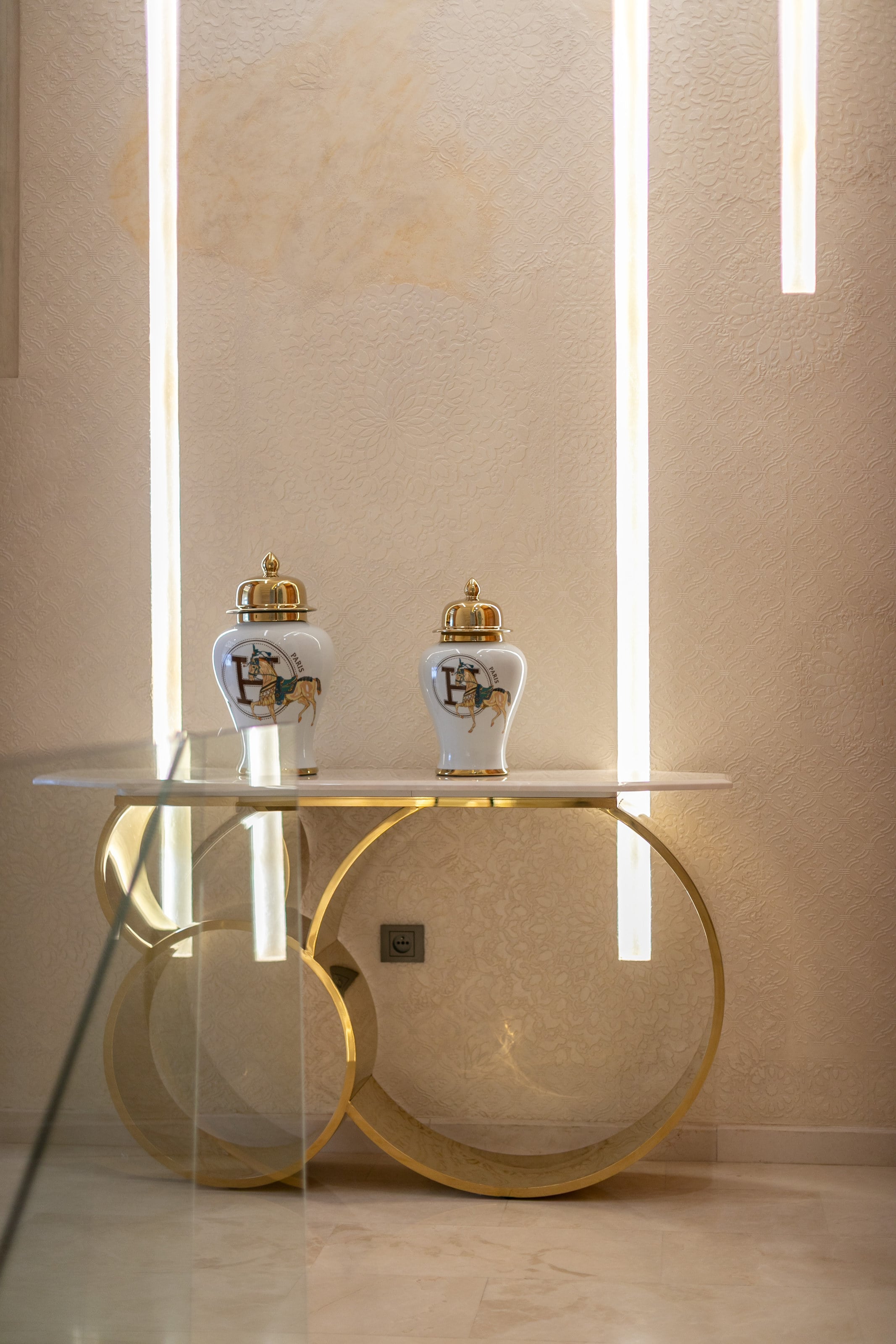 A detail of the master suite