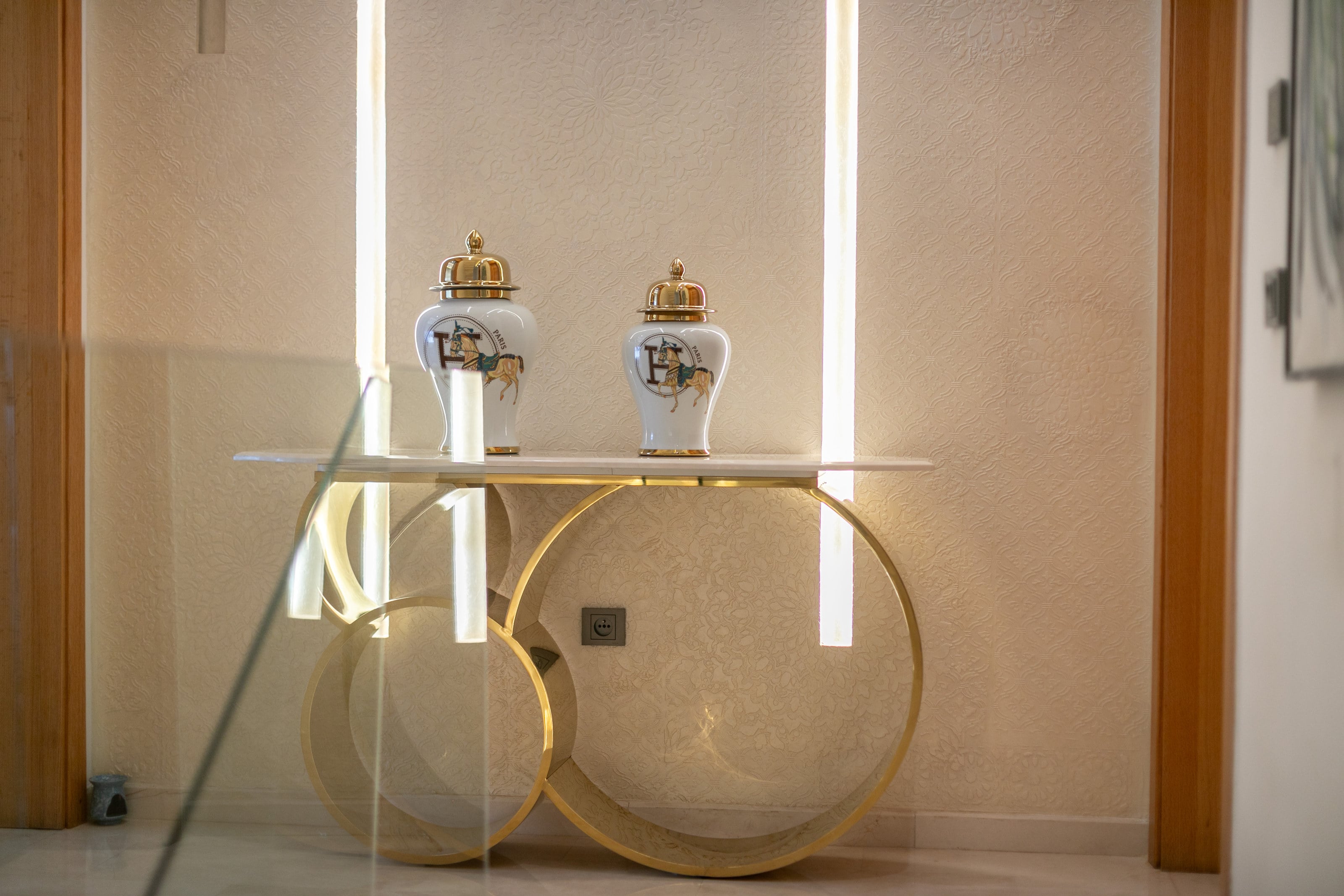 A detail of the master suite